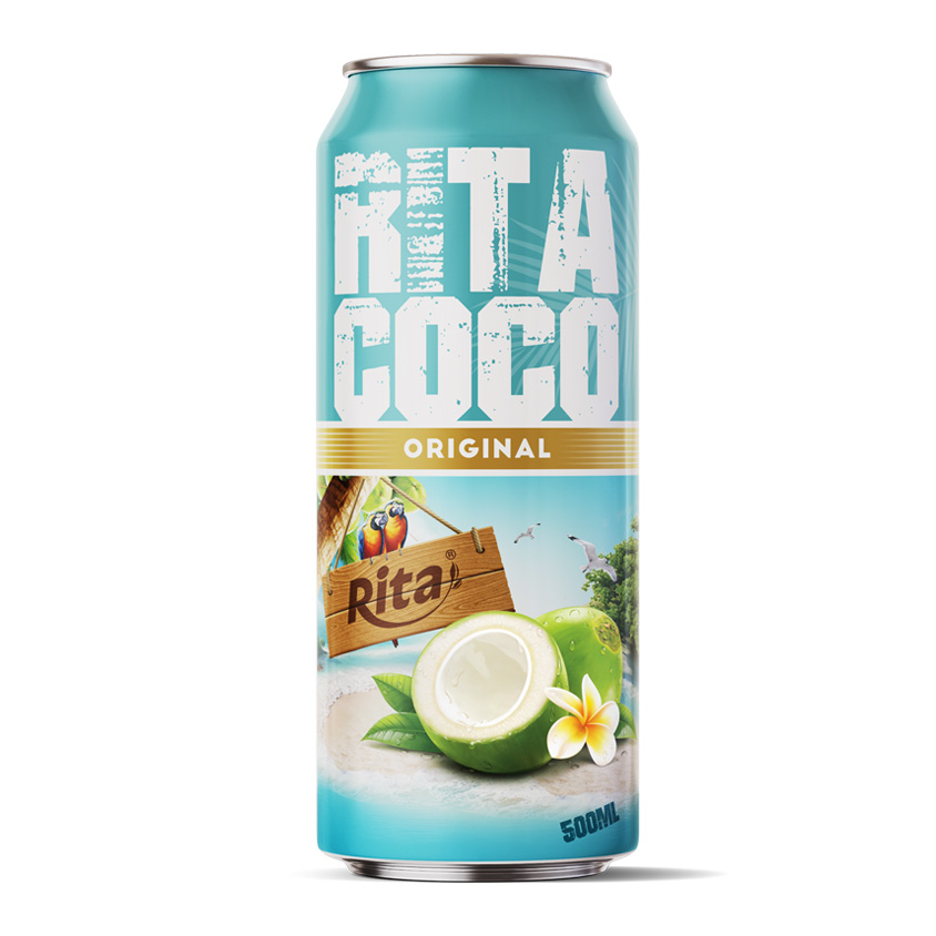 RITA COCO Water Original Flavor 500ml Can