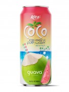 100% pure Coconut water with Pulp and guava