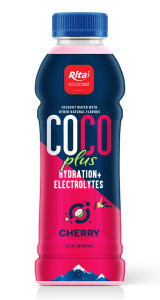 15.2 fl oz Pet Bottle Cherry Coconut water  plus Hydration electrolytes
