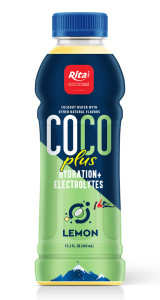 15.2 fl oz Pet Bottle lemon Coconut water  plus Hydration electrolytes