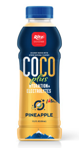 15.2 fl oz Pet Bottle pineapple Coconut water  plus Hydration electrolytes