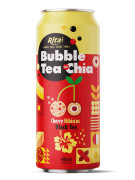 Hot Selling Bubble Tea With Chia Cherry And Hibiscus Flavor