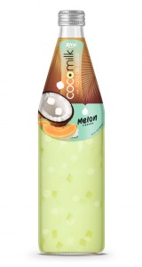 Cocomilk with nata de coco 485ml melon