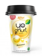 Yoghurt banana PP CUP 330ml