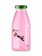 Best fresh pure juice 250ml glass bottle strawberry fruit juice