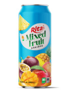 real best fruit to mixed fruit  juice drink 490ml cans 