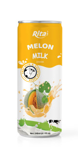 Best natrual Melon juice with real milk drink