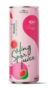 Sparkling guava juice